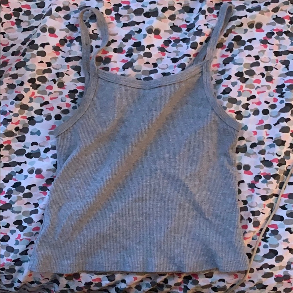 grey brandy Melville top